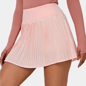 NWT-Halara-In my feels everyday 2-n-1 pleated side pocket tennis skirt
